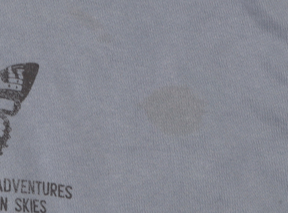 Pull&Bear Teens Blue Hoodie Pullover 2XS Graphic Print