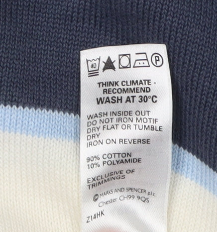 Marks & Spencer Men's Stripe Collared Pullover - S