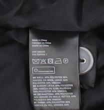 Women's Black Wool Blend Trench Coat Size 6