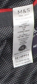 Marks & Spencer Men's Grey Blazer, Size 40S, Regular Fit