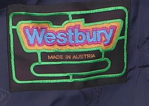 Westbury Men's Blue Striped Blazer, Size 40S, Classic Fit