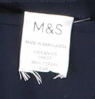 Marks and Spencer Men's Green Blazer, Size 46L, Business Casual