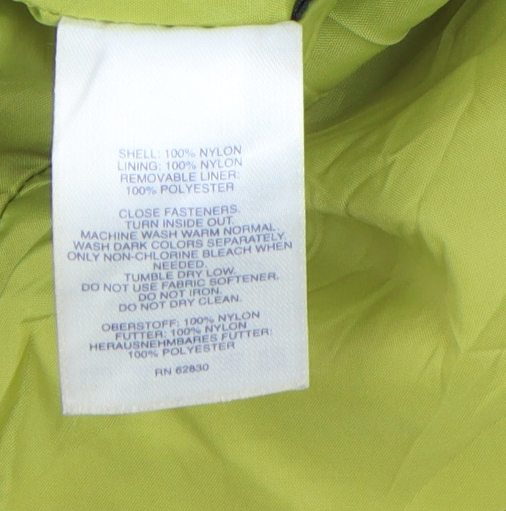Lands' End Green Hooded Parka Coat, Men's S, Lightweight, Casual