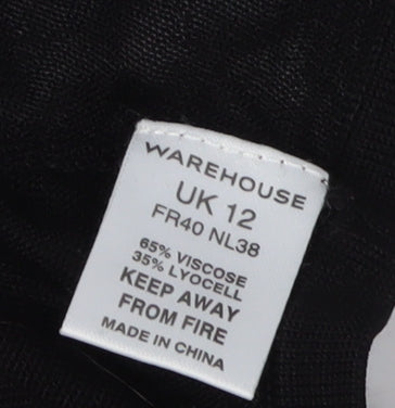 Warehouse Women’s Black Shrug Cardigan Size 12