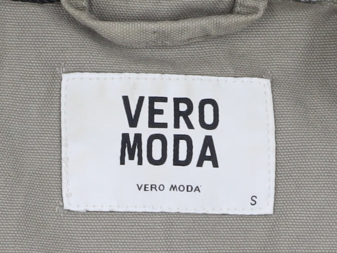 Vero Moda Women's Green Military Parka S