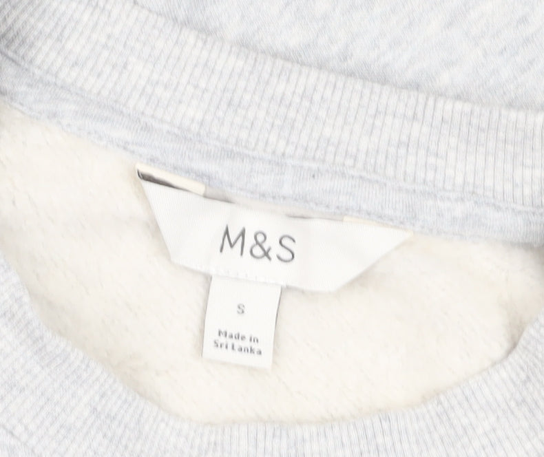 Marks & Spencer Men's Grey S Pullover Sweatshirt