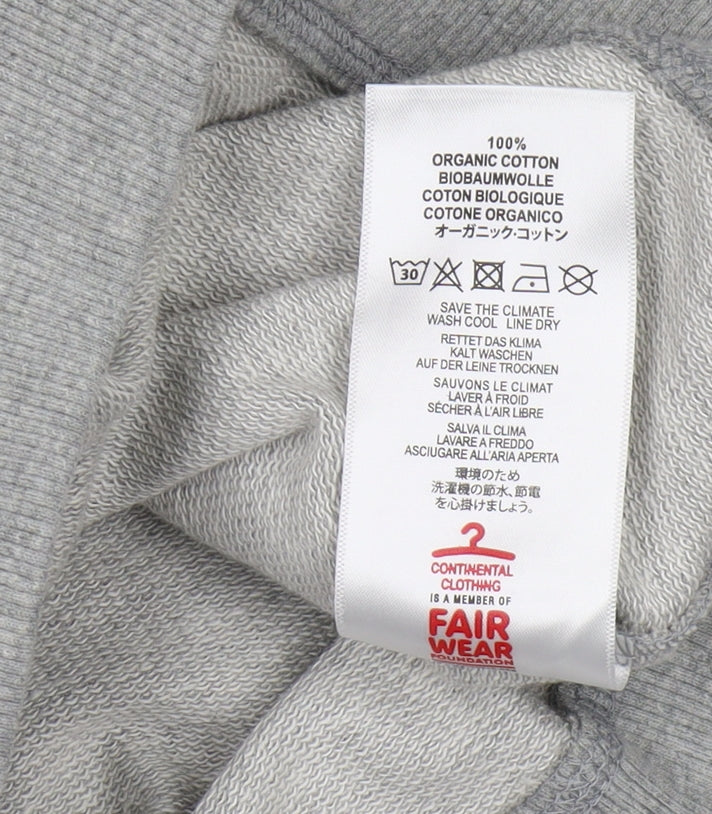 Earth Positive Women's Grey S Pullover Sweatshirt