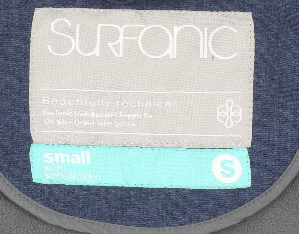 Surfanic Unisex Navy Softshell Hooded Jacket Small