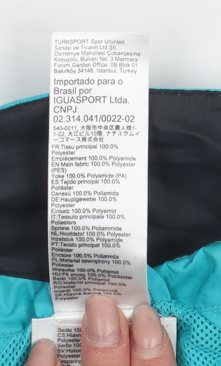 Decathlon Women's Blue Cycling Windbreaker Jacket Size 8