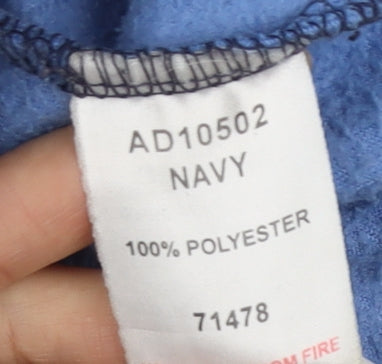 Cotton Traders Blue Men's Fleece Jacket S Casual Zip