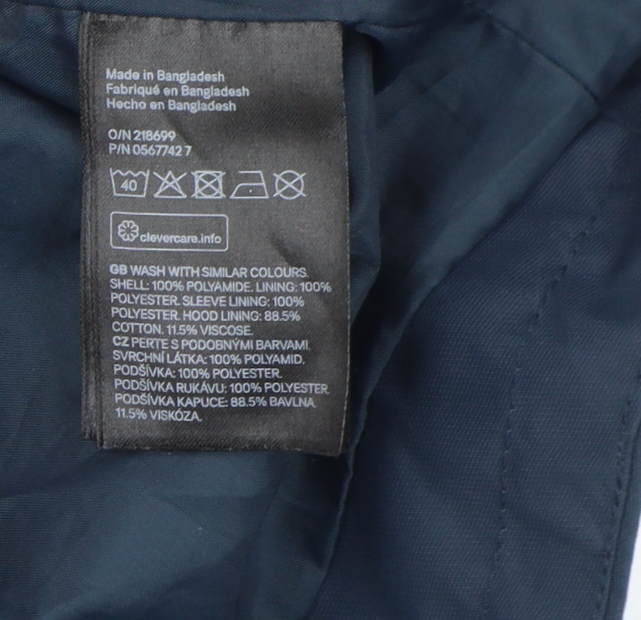 H&M Boys Red Blue Windbreaker Jacket 10 Years