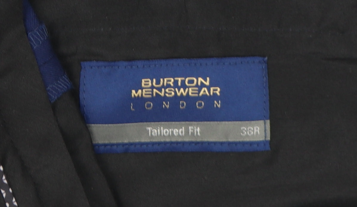 Burton Menswear Men's Blue Dress Pants 36R
