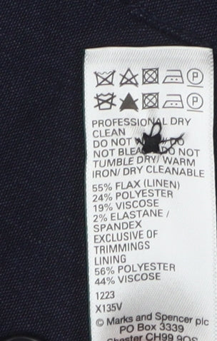 Marks & Spencer Men's Blue Suit Waistcoat 40R