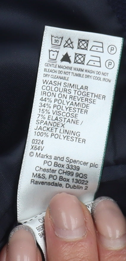 Marks & Spencer Men's Blue Blazer 38S Business
