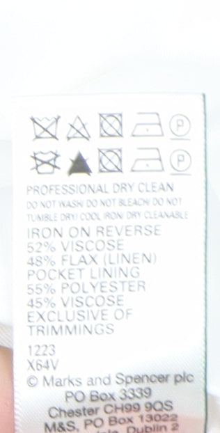 Marks & Spencer Women's White Plus Shorts