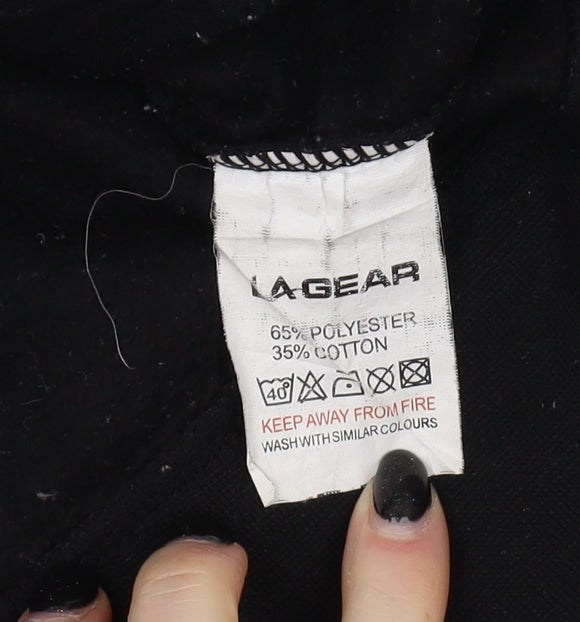 LA Gear Women's Black Full Zip Sweatshirt Size 14