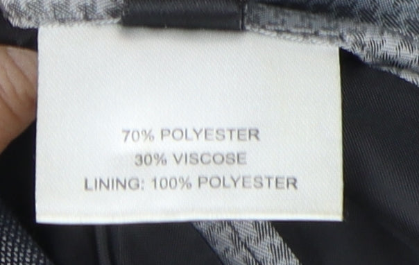Ventura Men's Grey Slim Fit Blazer, Size 40R