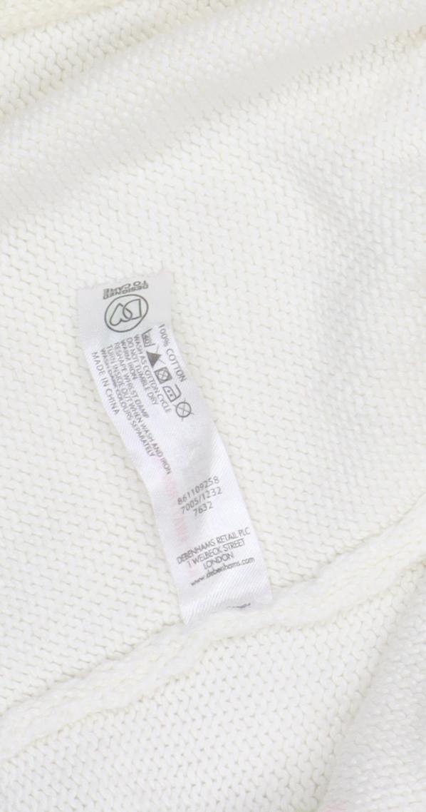 RJR.John Rocha Girls Ivory Floral Cardigan 6 Years