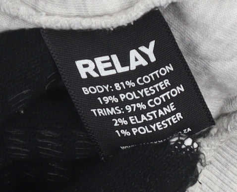Relay Jeans Men’s Grey Pullover Sweatshirt Size L