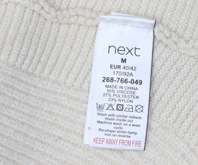 Next Women’s Ivory Cardigan, Size 12, Relaxed Fit