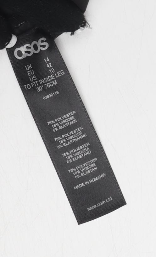 ASOS Women's Black Trousers Size 10