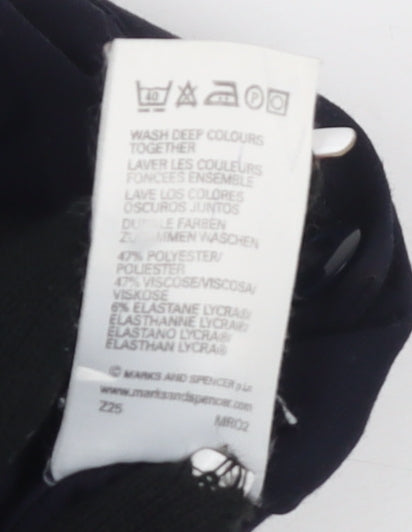 Marks and Spencer Women's Black Trousers Size 12
