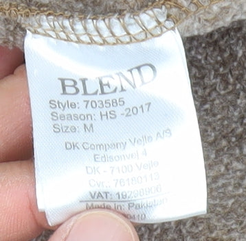 Blend Men's Brown M Pullover Hoodie Fleece Hooded