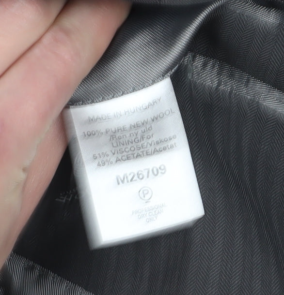 Next Men's Grey Wool Blazer 40S