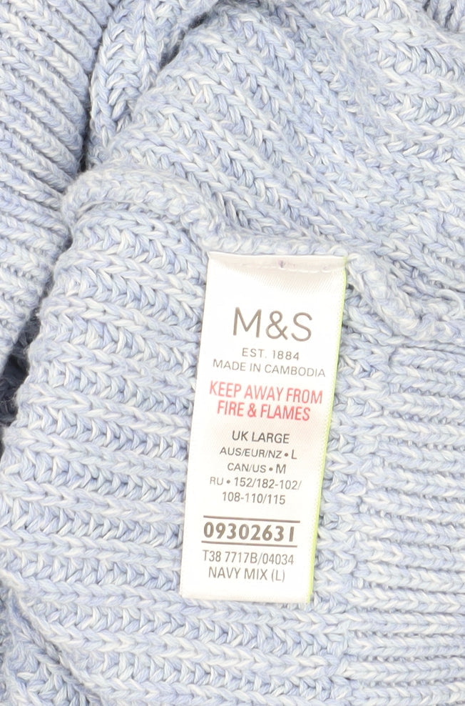 Marks & Spencer Women's Navy Mix Jumper, Size L