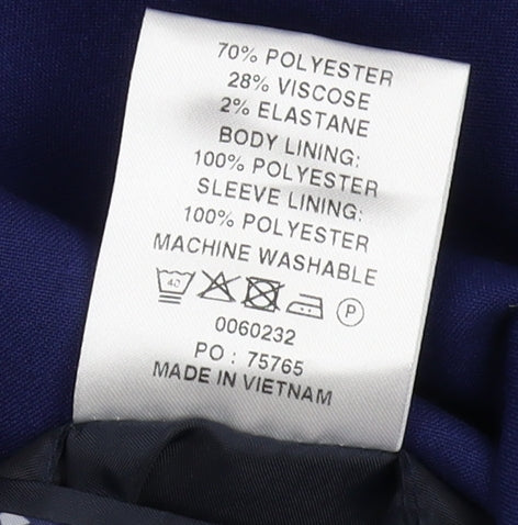 Limehaus Men's Blue Blazer - Size 40R, Regular Fit