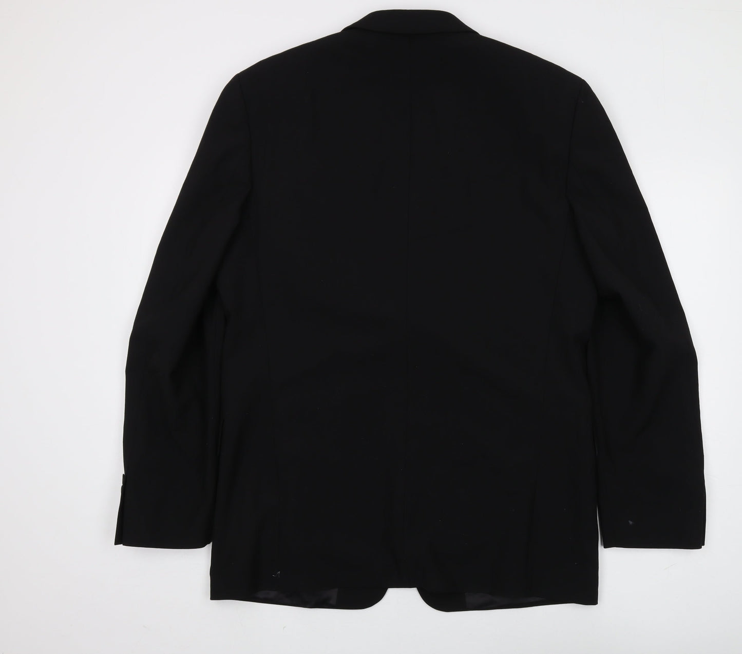 Ciro Citterio Men's Black 40L Blazer, Wool Blend