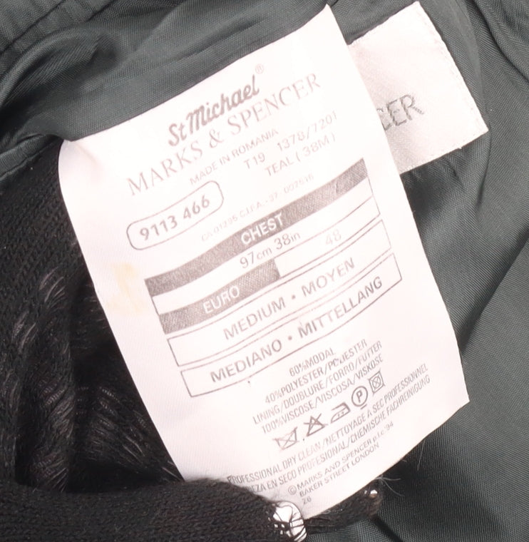 Marks & Spencer Men's Teal Blazer Size 38R