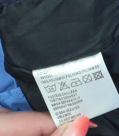 Skila Men's Blue Parka Windproof Jacket Size 38