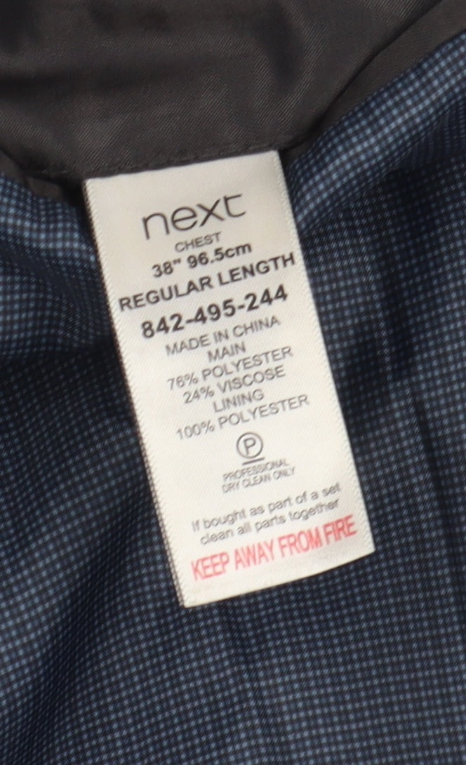 Next Men's Blue Blazer, Size 38R, Formal Wear