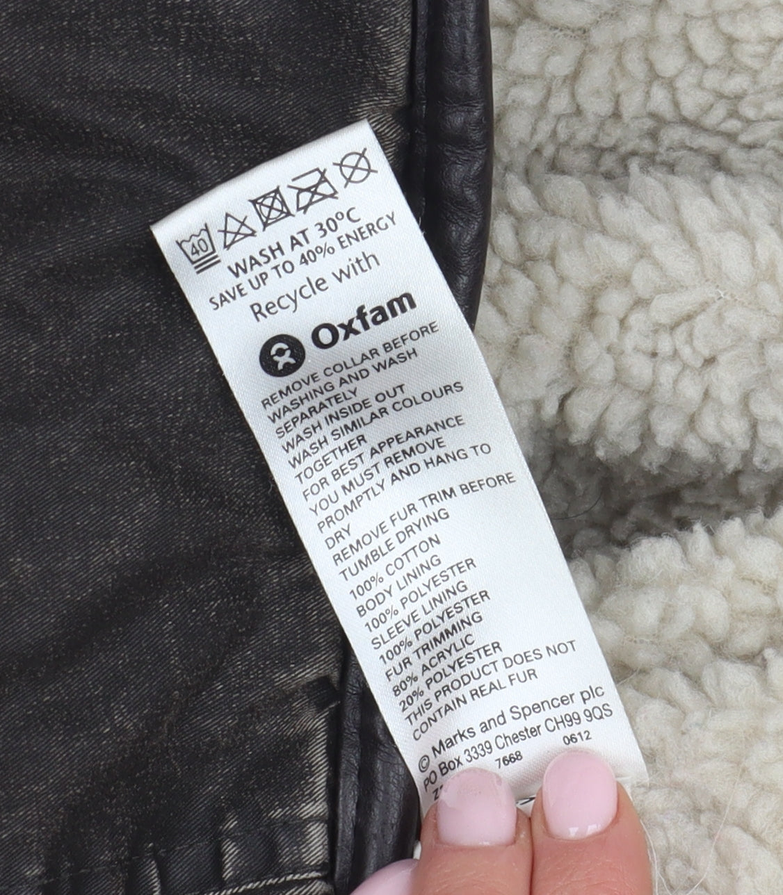 Marks & Spencer Women's Brown Fur Trim Parka Size 20