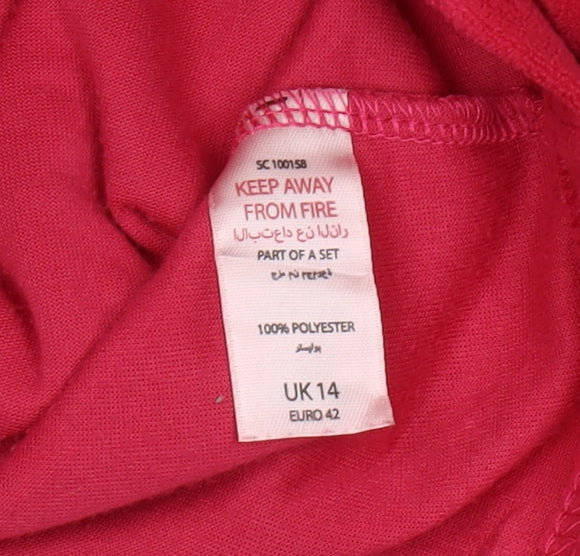 Boux Avenue Women's Red Pullover Sweatshirt Size 14