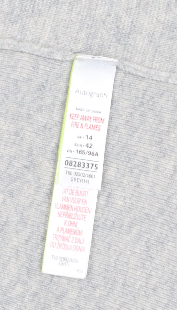 Marks & Spencer Women’s Grey Knit Vest Size 14