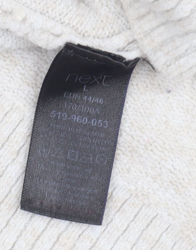 Next Women's Beige Pullover Jumper L Maternity