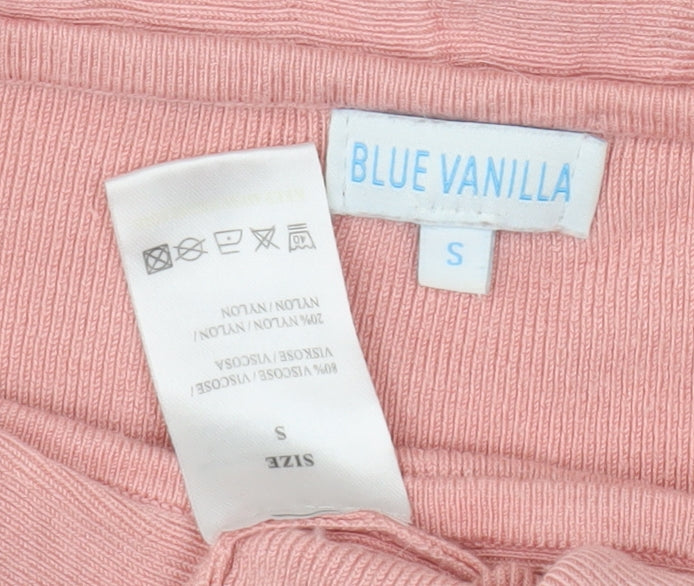 Blue Vanilla Women's Pink Pullover Jumper - Size S
