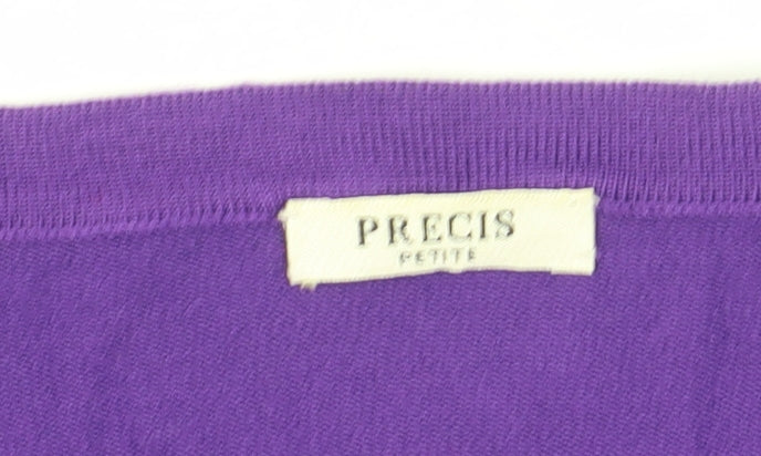 Precis Petite Women’s Purple Knit Cape in M