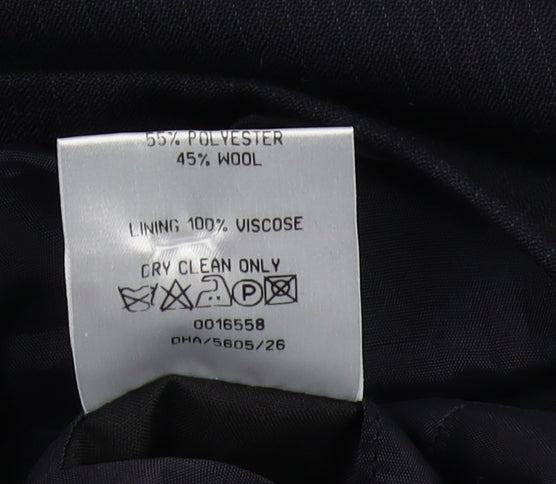 Debenhams Men's Black Blazer, Size 40L