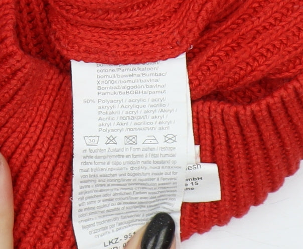 Rick Cardona Women's Red Pullover Jumper, Size 10/12