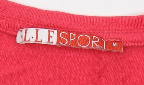ELLE SPORT Women's Red T-Shirt - Size 12