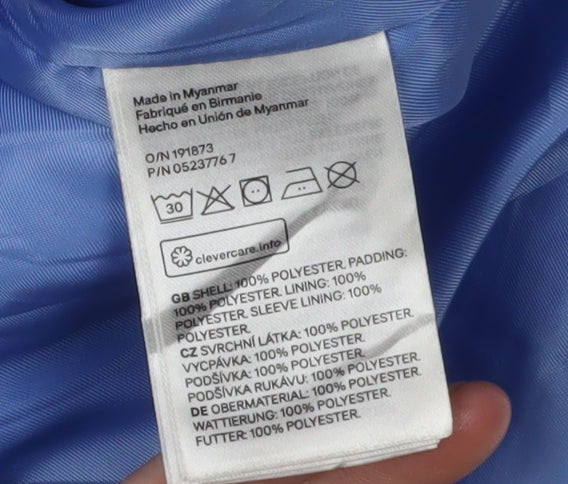 E.O.U.G. Women's Blue Puffer Jacket Size 10