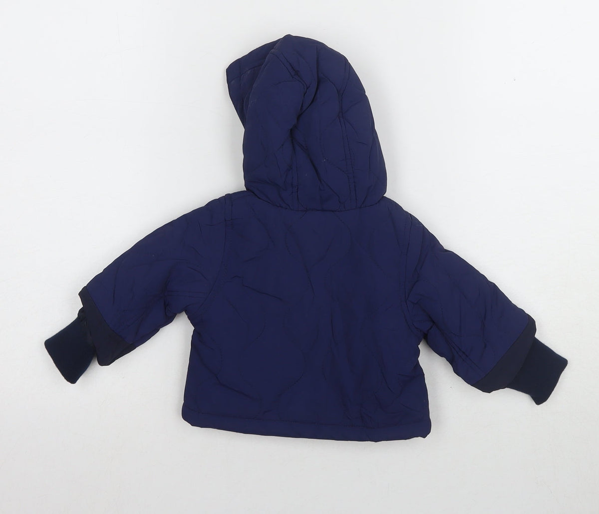 Marks & Spencer Unisex Blue 3-6M Puffer Jacket