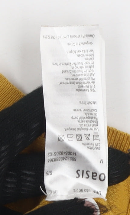 Oasis Women's Yellow Pullover Jumper M