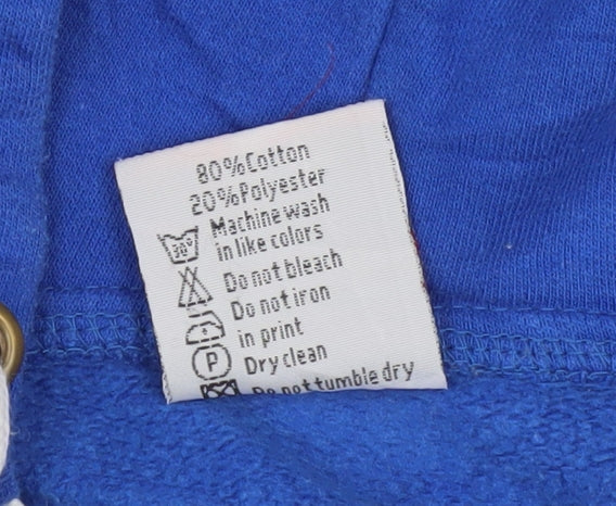 Stars & Stripes Men's Blue Full Zip Hoodie Size M