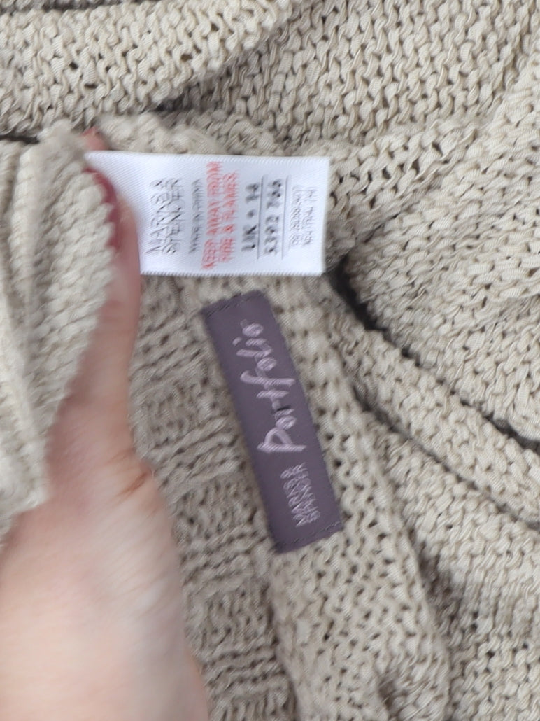 Marks & Spencer Women's Beige Cardigan Size 12