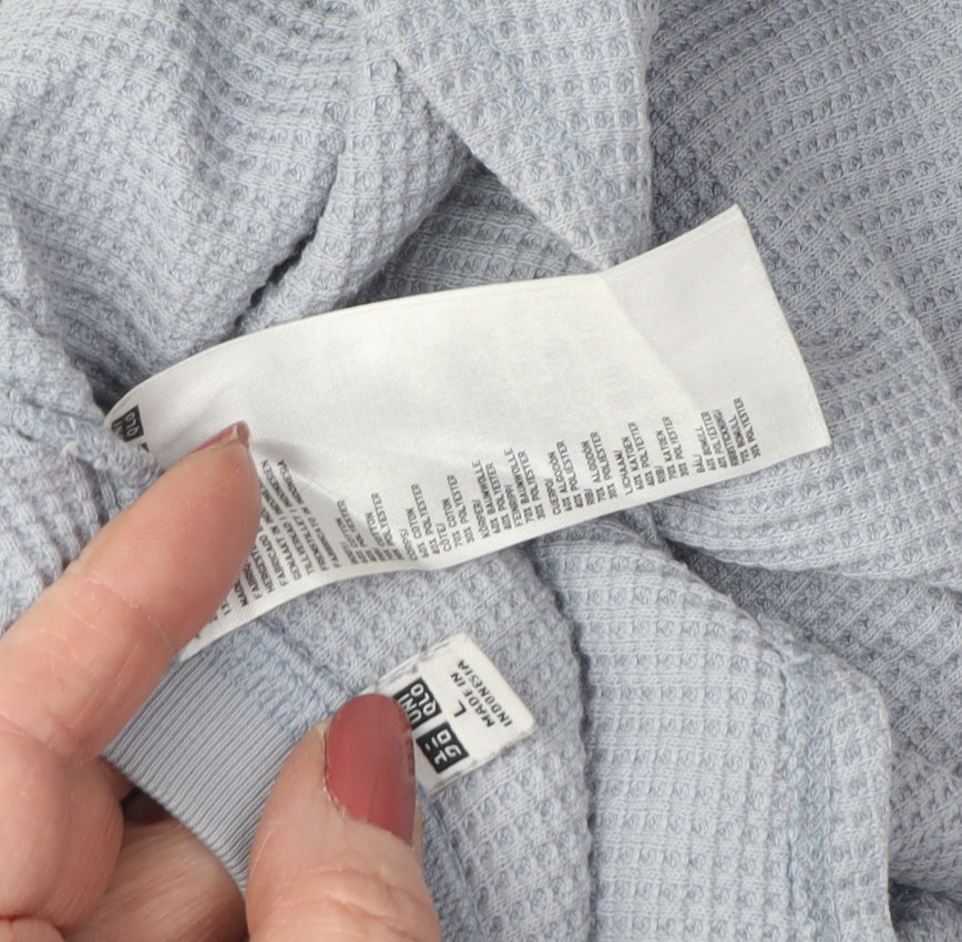 Uniqlo Grey Women's Pullover Sweatshirt Size L Comfortable Style