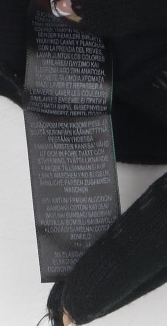 Marks & Spencer Women's Black Crew Neck T-Shirt Size 12